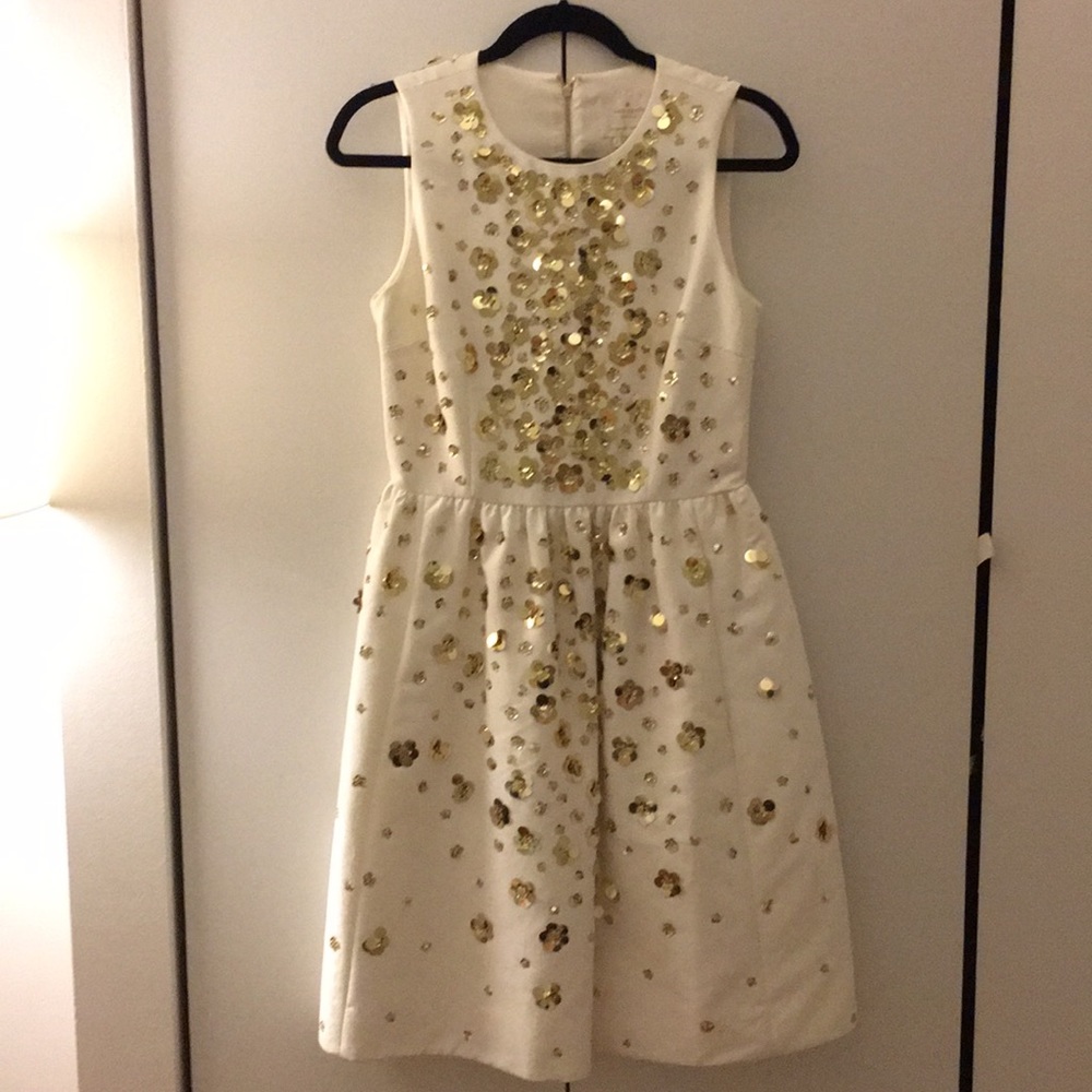 Kate Spade Scattered Daisy Sequin Dress